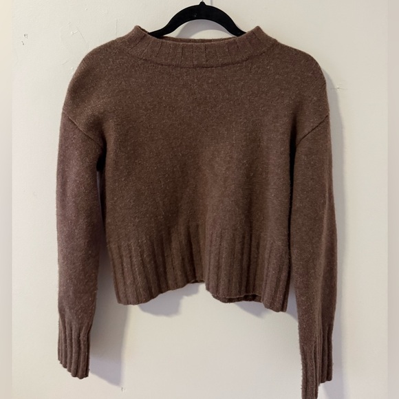 Reformation Mer Regenerative Wool Sweater – Brown - Picture 3 of 5